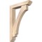 Ekena Millwork Imperial Slat Smooth Bracket w/ Offset Brace, Douglas Fir, 5 1/2"W x 26"D x 38"H BKT0604X26X38IMP06SDF - alternate 1